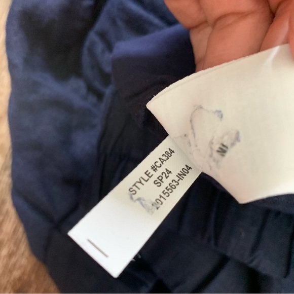 J.crew Womens tropez linen blue shorts M - Picture 6 of 7